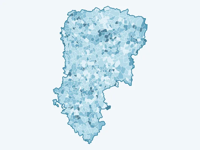 Carte du vote Éric Zemmour dans l'Aisne (02)