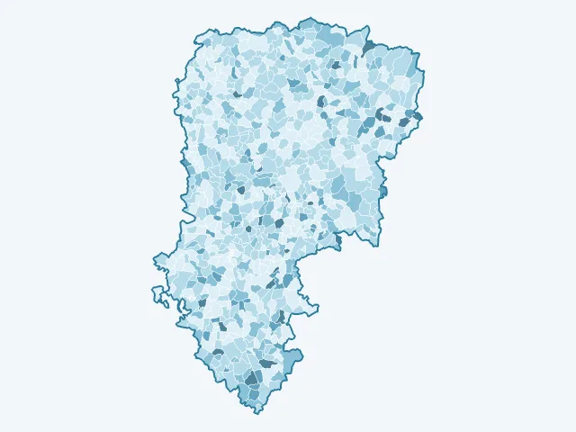Carte du vote Nicolas Dupont-Aignan dans l'Aisne (02)