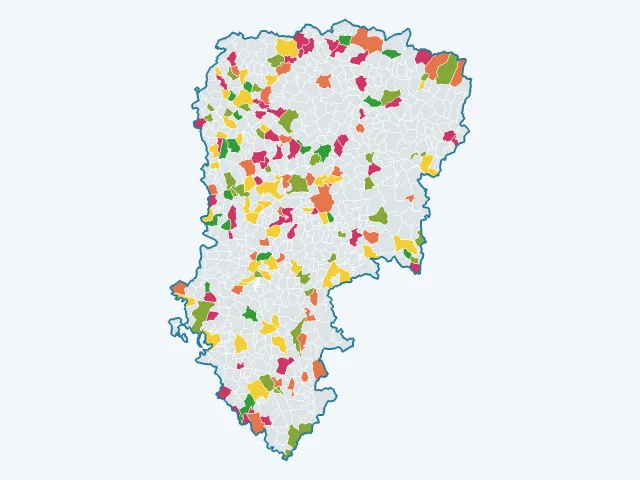 Carte de la vie pratique dans l'Aisne (02)