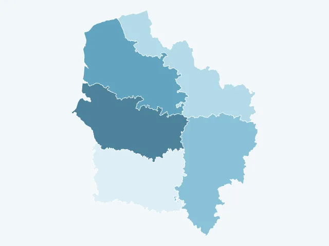 Carte de l'évolution des prix immobiliers dans les Hauts-de-France