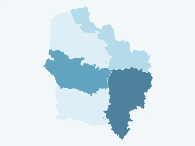 Carte des logements vacants dans les Hauts-de-France