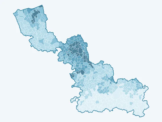 Carte des loyers dans le Nord (59)