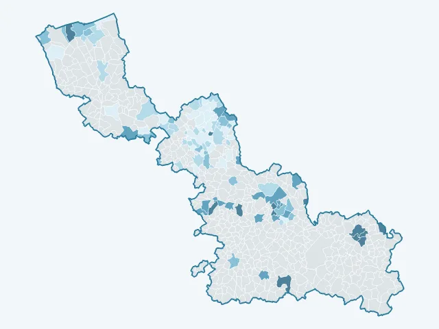 Carte du rendement locatif dans le Nord (59)
