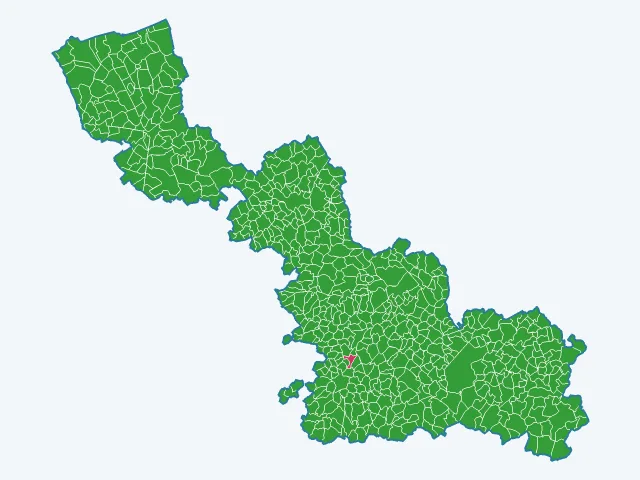 Carte des infractions liées aux stupéfiants dans le Nord (59)