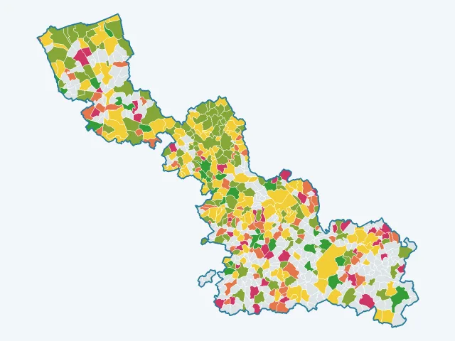 Carte de la vie pratique dans le Nord (59)