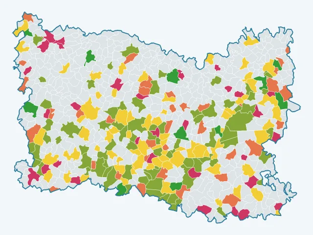 Carte des sports et loisirs dans l'Oise (60)