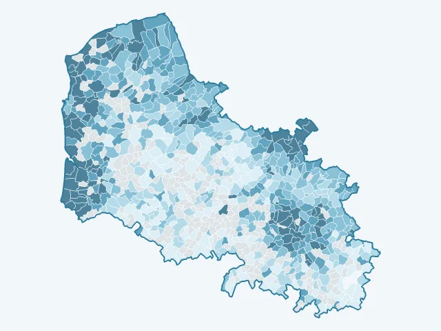 Carte des prix de l'immobilier dans le Pas-de-Calais (62)