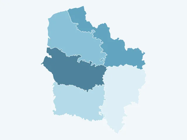 Carte du vote Emmanuel Macron dans les Hauts-de-France