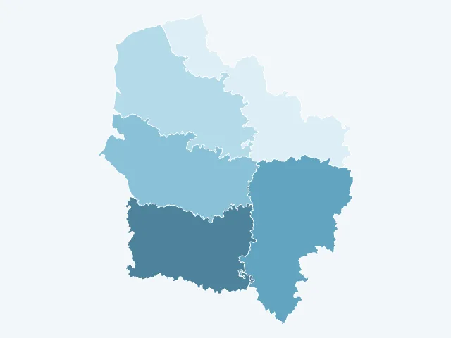 Carte du vote Nicolas Dupont-Aignan dans les Hauts-de-France