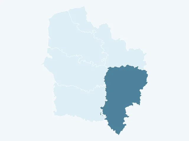 Carte du vote Philippe Poutou dans les Hauts-de-France