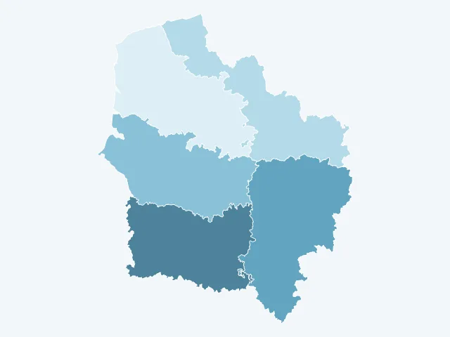 Carte du vote Valérie Pécresse dans les Hauts-de-France