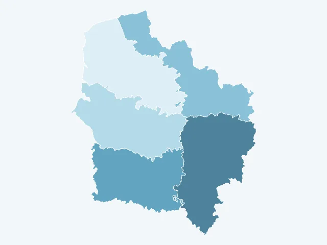 Carte du rendement locatif dans les Hauts-de-France