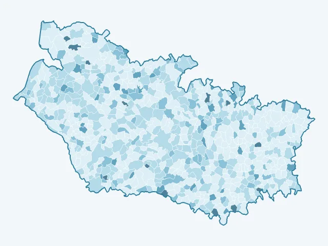 Carte du vote Anne Hidalgo dans la Somme (80)