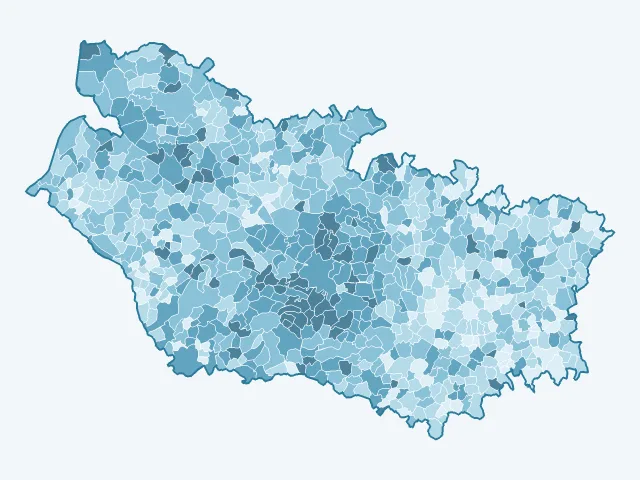 Carte du vote Emmanuel Macron dans la Somme (80)