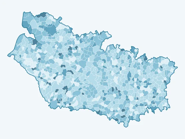 Carte du vote Éric Zemmour dans la Somme (80)