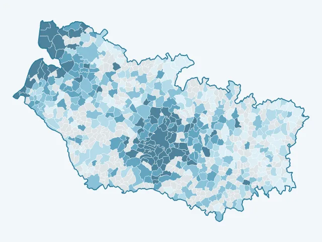 Carte des prix de l'immobilier dans la Somme (80)
