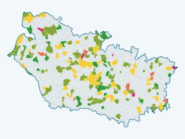 Carte du sentiment de sécurité dans la Somme (80)