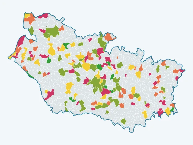 Carte de la vie pratique dans la Somme (80)