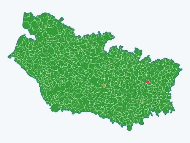 Carte des vols et dégradations dans la Somme (80)