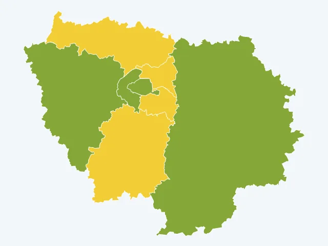 Carte de l'éducation et de la culture en Île-de-France