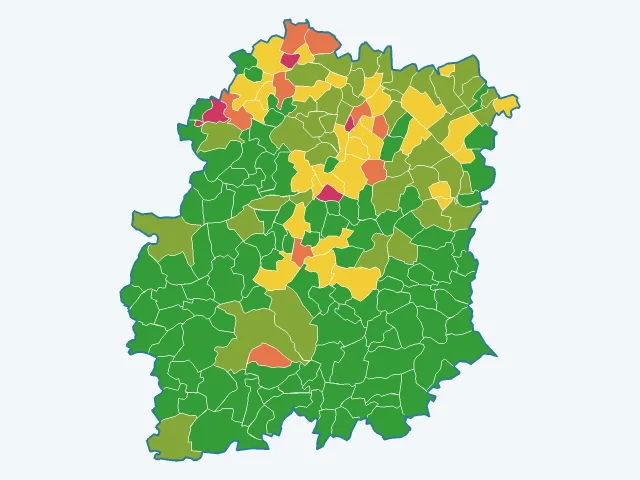 Carte des cambriolages dans l'Essonne (91)