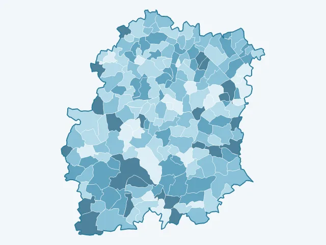 Carte des logements vacants dans l'Essonne (91)