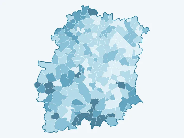 Carte du vote Valérie Pécresse dans l'Essonne (91)