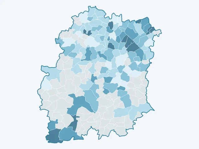 Carte du rendement locatif dans l'Essonne (91)