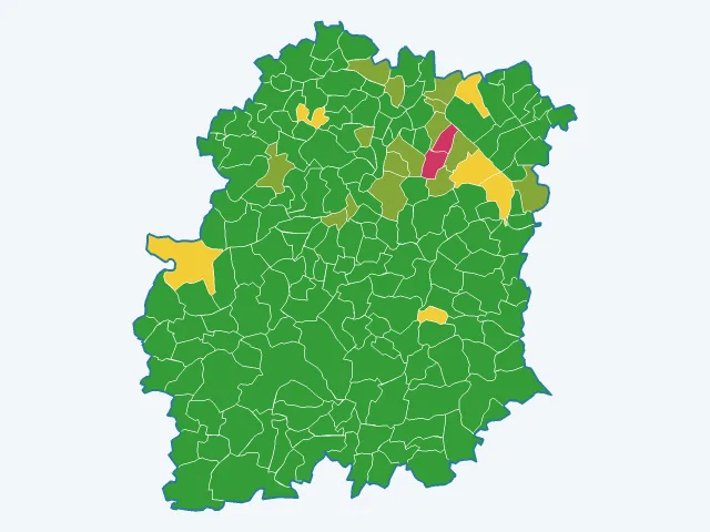 Carte des infractions liées aux stupéfiants dans l'Essonne (91)