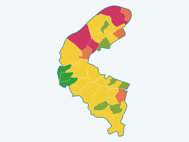 Carte des agressions physiques et sexuelles dans les Hauts-de-Seine (92)