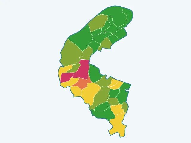 Carte des cambriolages dans les Hauts-de-Seine (92)