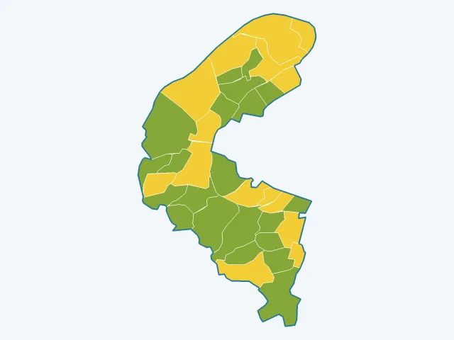Carte de la satisfaction des habitants dans les Hauts-de-Seine (92)