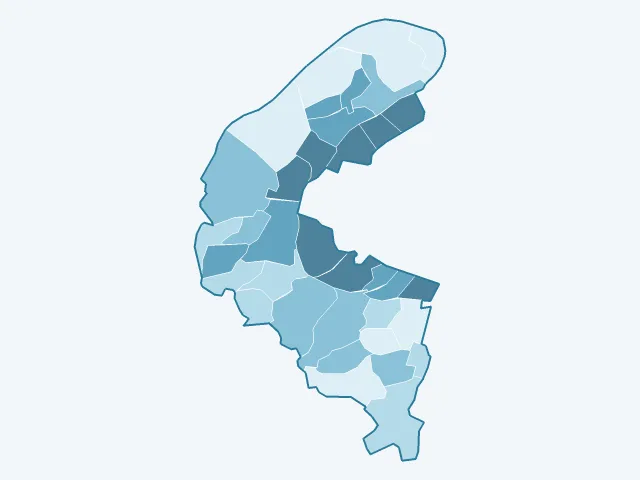 Carte des prix de l'immobilier dans les Hauts-de-Seine (92)