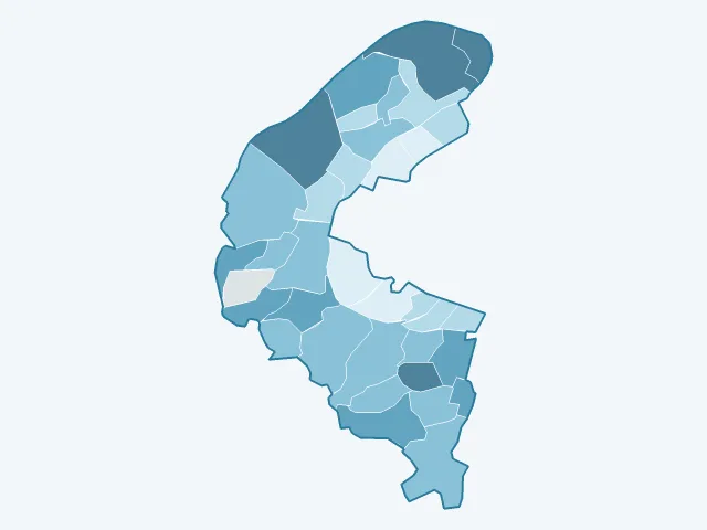 Carte du rendement locatif dans les Hauts-de-Seine (92)