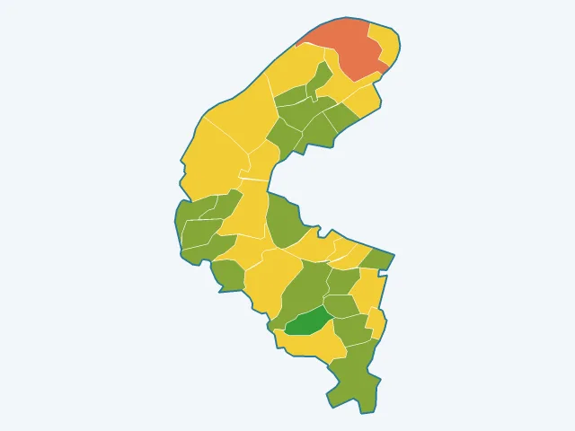 Carte du sentiment de sécurité dans les Hauts-de-Seine (92)
