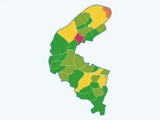 Carte des infractions liées aux stupéfiants dans les Hauts-de-Seine (92)
