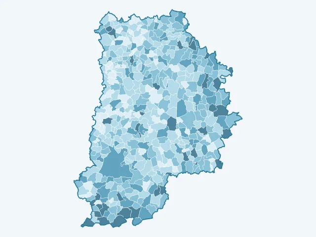Carte des logements vacants dans la Seine-et-Marne (77)