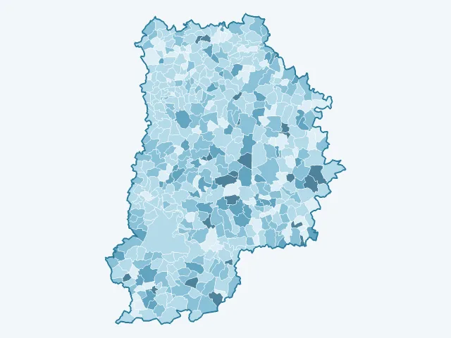Carte du vote Nicolas Dupont-Aignan dans la Seine-et-Marne (77)