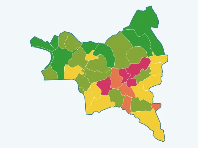 Carte des cambriolages dans la Seine-Saint-Denis (93)