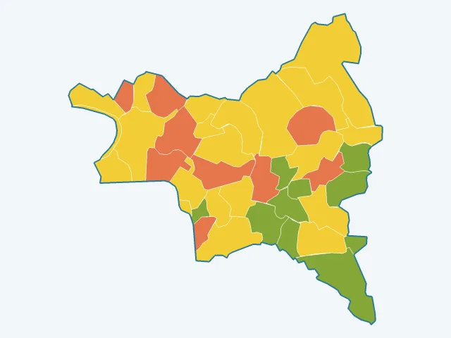 Carte de l'éducation et de la culture dans la Seine-Saint-Denis (93)