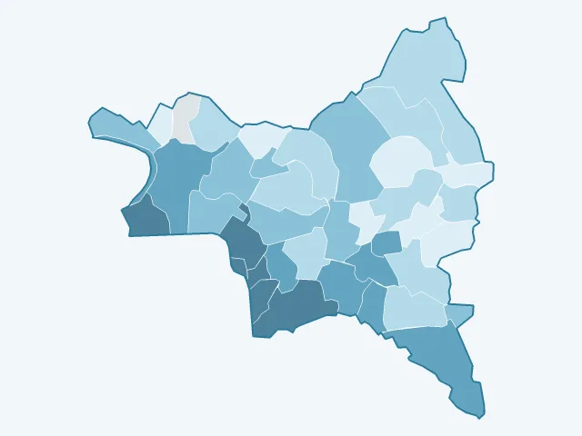 Carte des loyers dans la Seine-Saint-Denis (93)