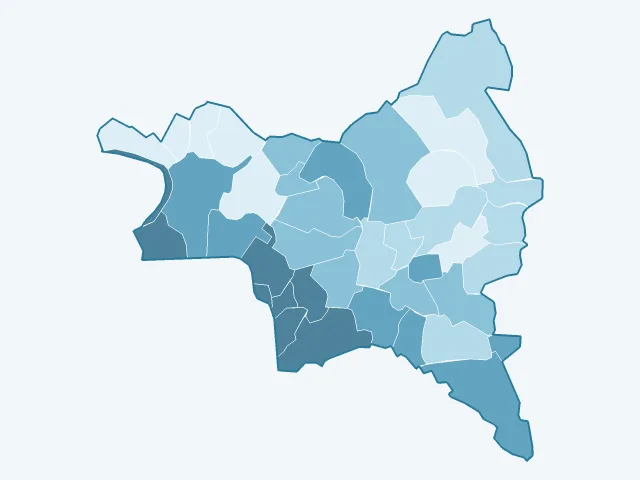 Carte des prix de l'immobilier dans la Seine-Saint-Denis (93)