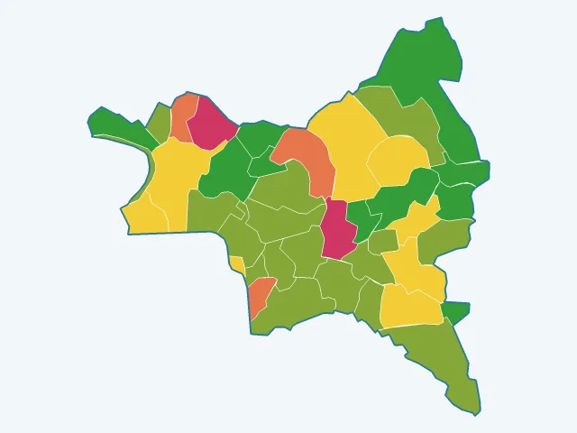 Carte des infractions liées aux stupéfiants dans la Seine-Saint-Denis (93)