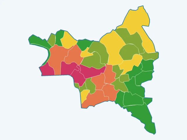Carte des vols et dégradations dans la Seine-Saint-Denis (93)