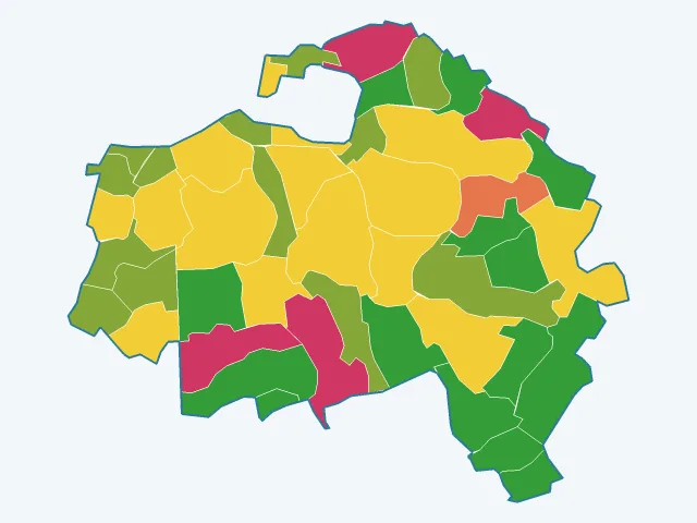 Carte des infractions liées aux stupéfiants dans le Val-de-Marne (94)