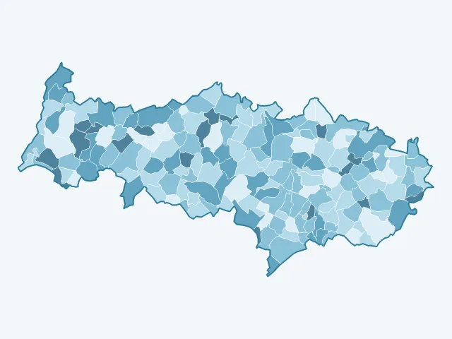 Carte des logements vacants dans le Val-d'Oise (95)