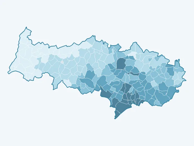 Carte des loyers dans le Val-d'Oise (95)