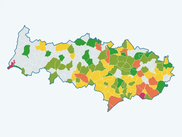 Carte du sentiment de sécurité dans le Val-d'Oise (95)