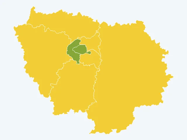 Carte de la vie pratique en Île-de-France