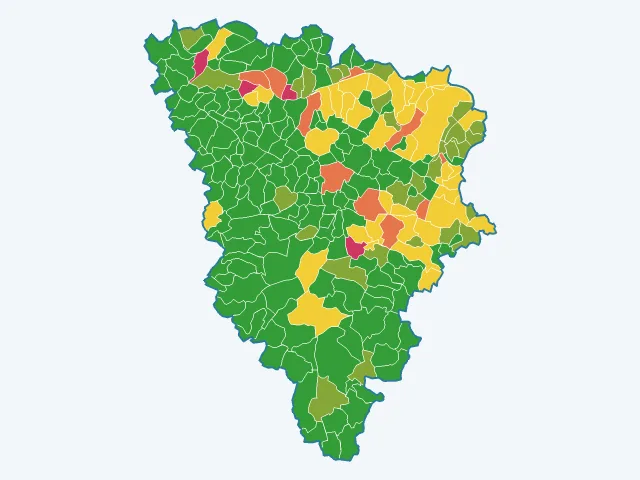 Carte des agressions physiques et sexuelles dans les Yvelines (78)